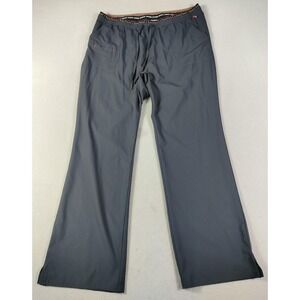 HeartSoul Scrub Pants Womens XL Gray Drawstring Elastic Waist Workwear Nurse ER